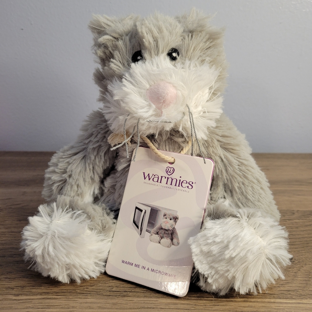 Warmies Junior Gray Cat 9"